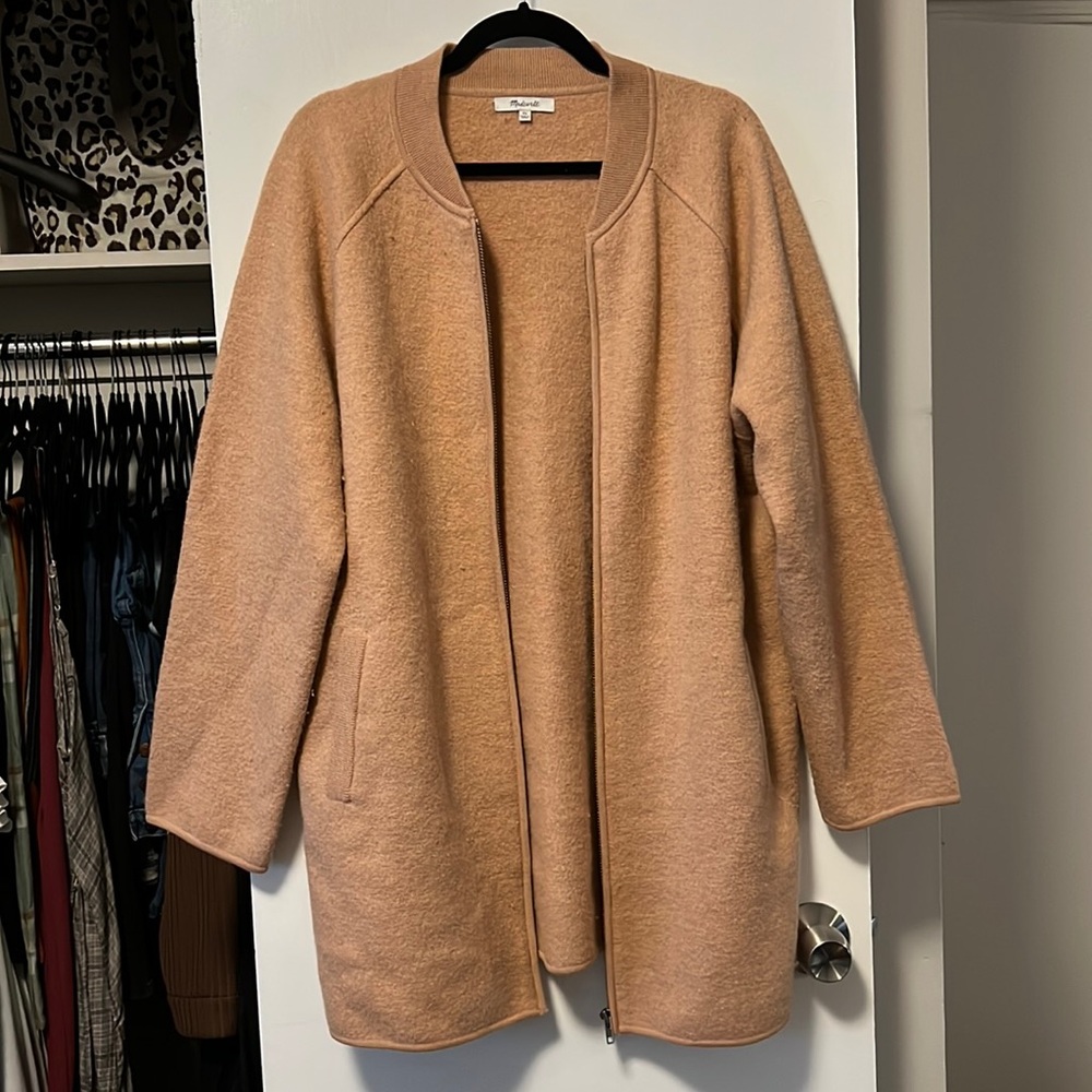 Madewell bomber zip jacket